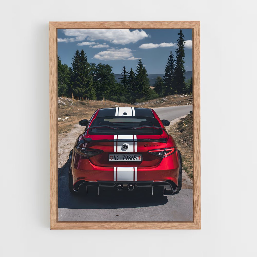 Poster L'Essence du Sport – affiche Alfa Romeo (vue 4)